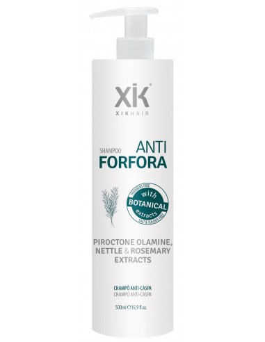 Champú anticaspa ortiga y romero Antiforfora XIK