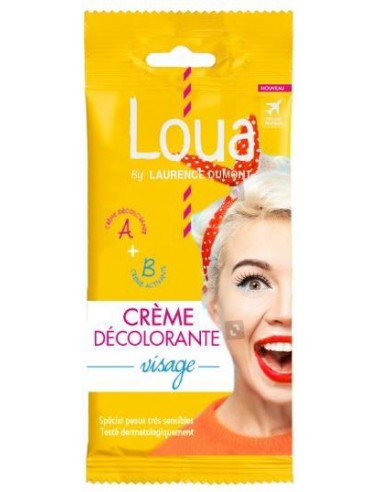 Crema decolorante facial Loua