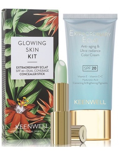 Pack Glowing Skin S7 (color cream 02 + concealer stick) Keenwell