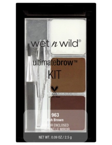 Kit cejas Ultimate brow kit ash brown Wet n Wild