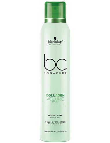 Espuma perfecta Collagen Volume Boost Bonacure Schwarzkopf Professional