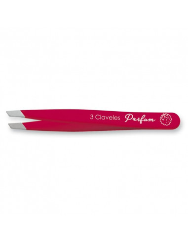 Pinza Parfum para depilar sesgada 9.5 cm 3 Claveles