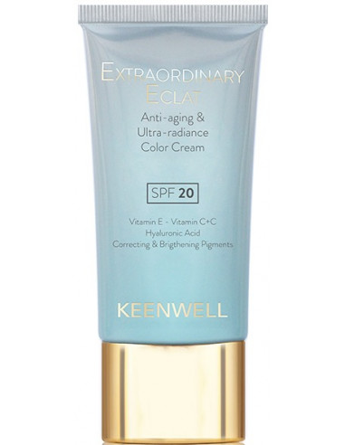 Crema antiedad con color Extraordinary Eclat SPF 20 Keenwell